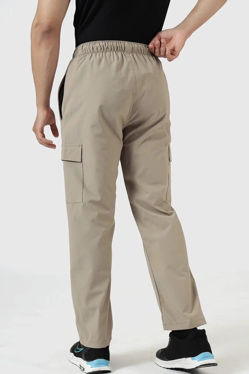 Vitality Straight Pants Beige by Fuaark Nz