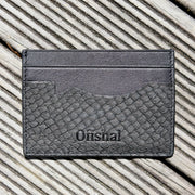 Ofishal Men's Fish Leather Wallet Fish Leather Card Holder Wallet Fish Leather Card Holder Wallet