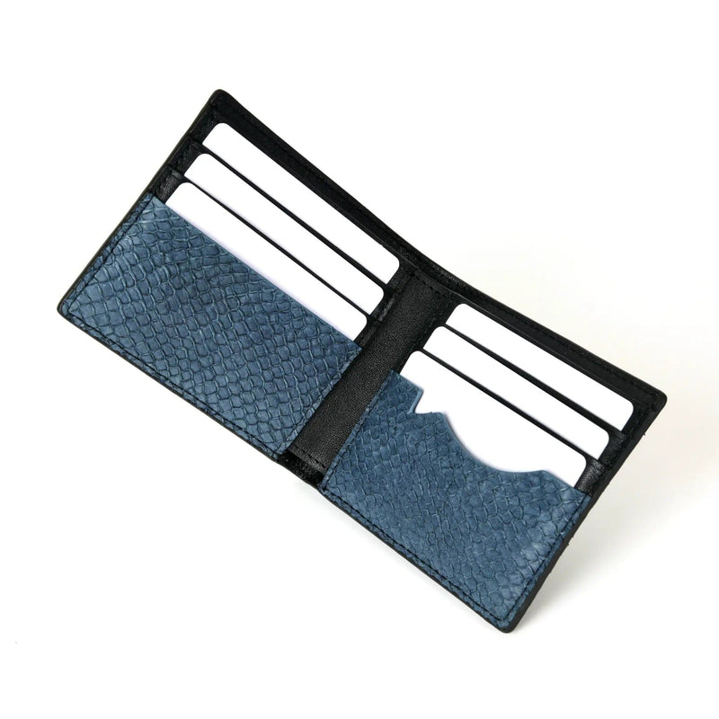 Ofishal Fish Leather Bifold Wallet Fish Leather Bifold Wallet