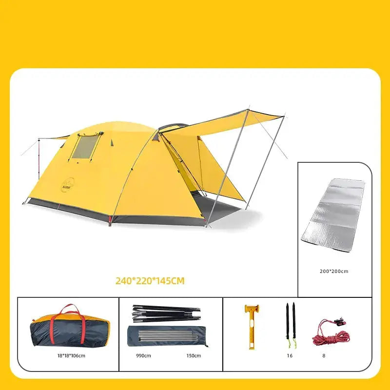 Four Person Outdoor Camping Tent by Mead's Supply & Equipment Outfitters limited
