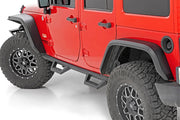 High Clearance LED Flat Fender Flare Kit UV Treated Jeep Wrangler JK (07-18) by Magwarehouse.com
