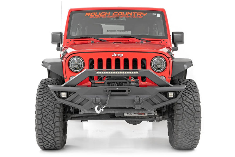 High Clearance LED Flat Fender Flare Kit UV Treated Jeep Wrangler JK (07-18) by Magwarehouse.com