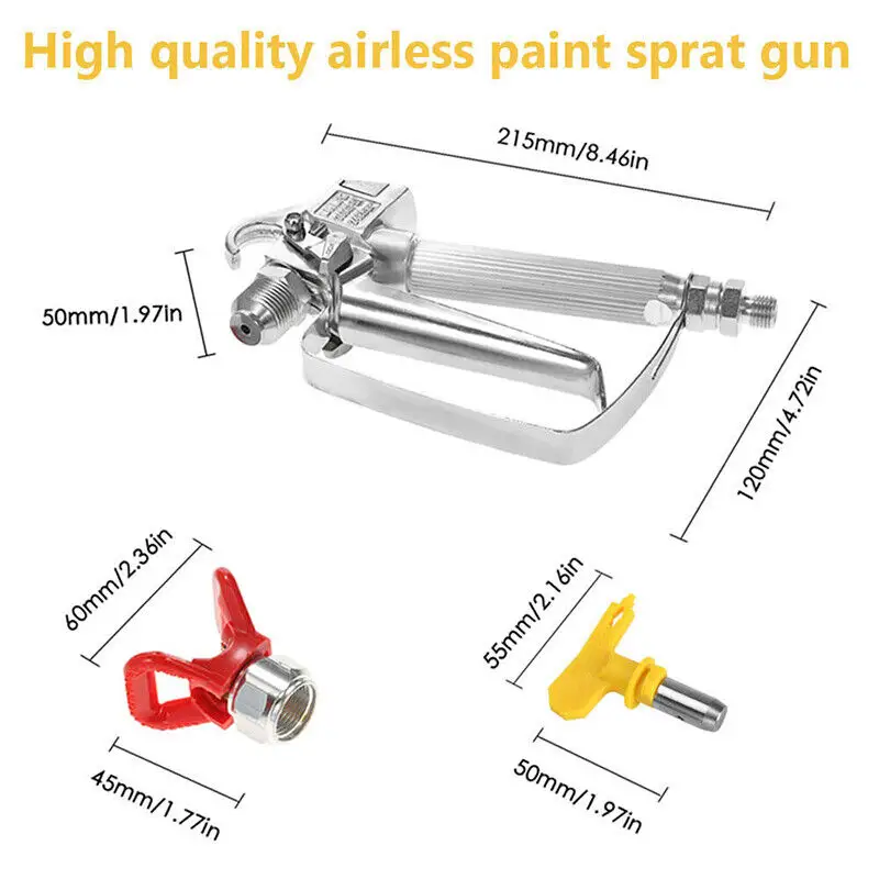 Airless Paint Sprayer Gun Replacement with 517 Tip Guard Airless Paint For Sprayer