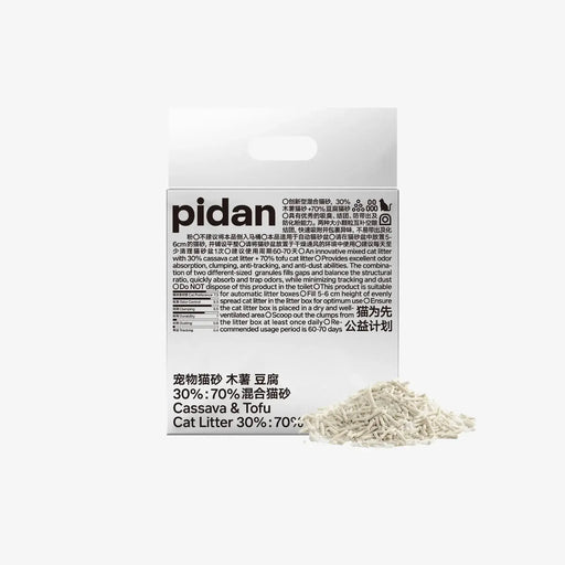 Pidan New Zealand Cat Litter PIDAN Cassava & Tofu Cat Litter | 4 x 2.4 kg Pidan Cassava Tofu Cat Litter 30 70 Blend
