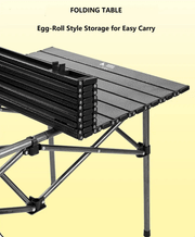Adjustable Folding Camping Table – Portable Outdoor Table 51cm ZF5153 by ECOTREK