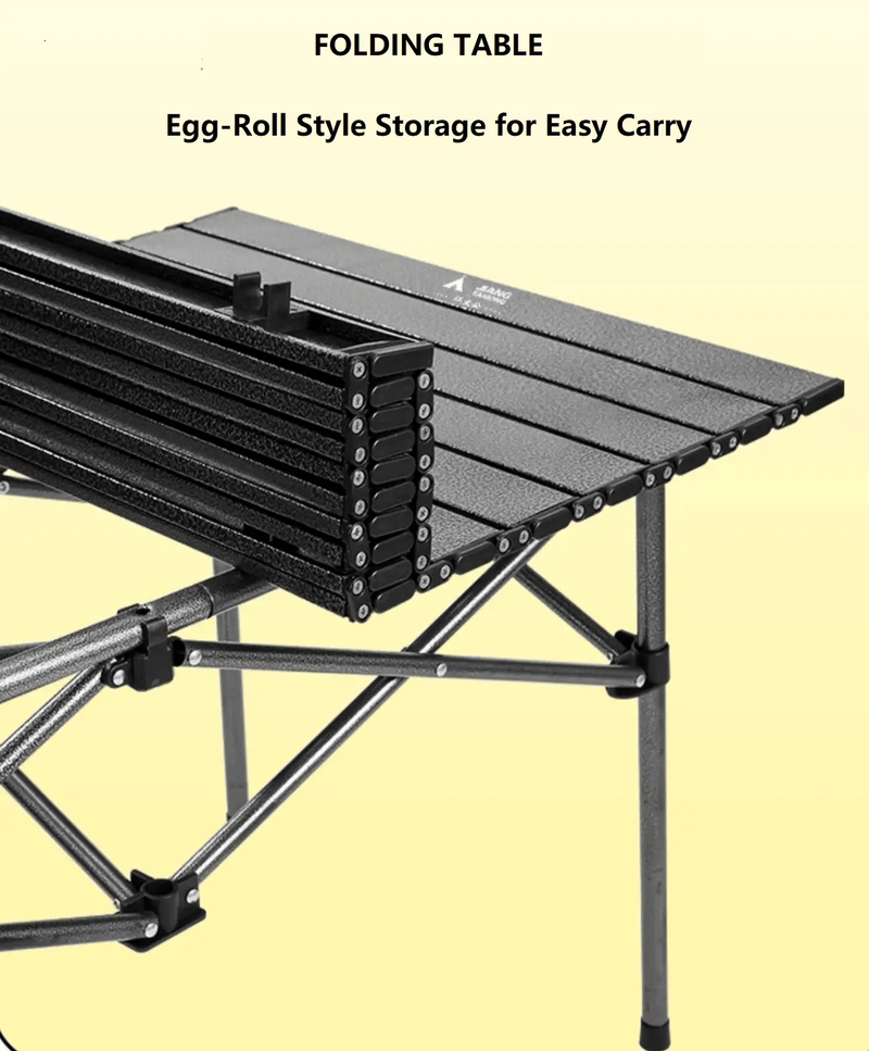Adjustable Folding Camping Table – Portable Outdoor Table 51cm ZF5153 by ECOTREK