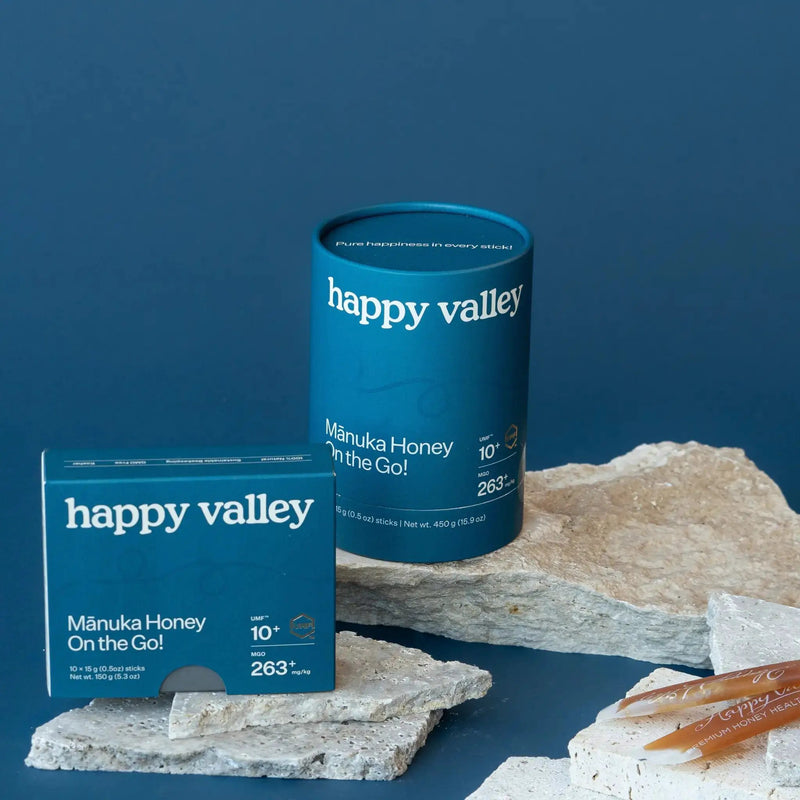 Mānuka Honey Packets - On the Go UMF 10+ Honey Sticks by Happy Valley Honey