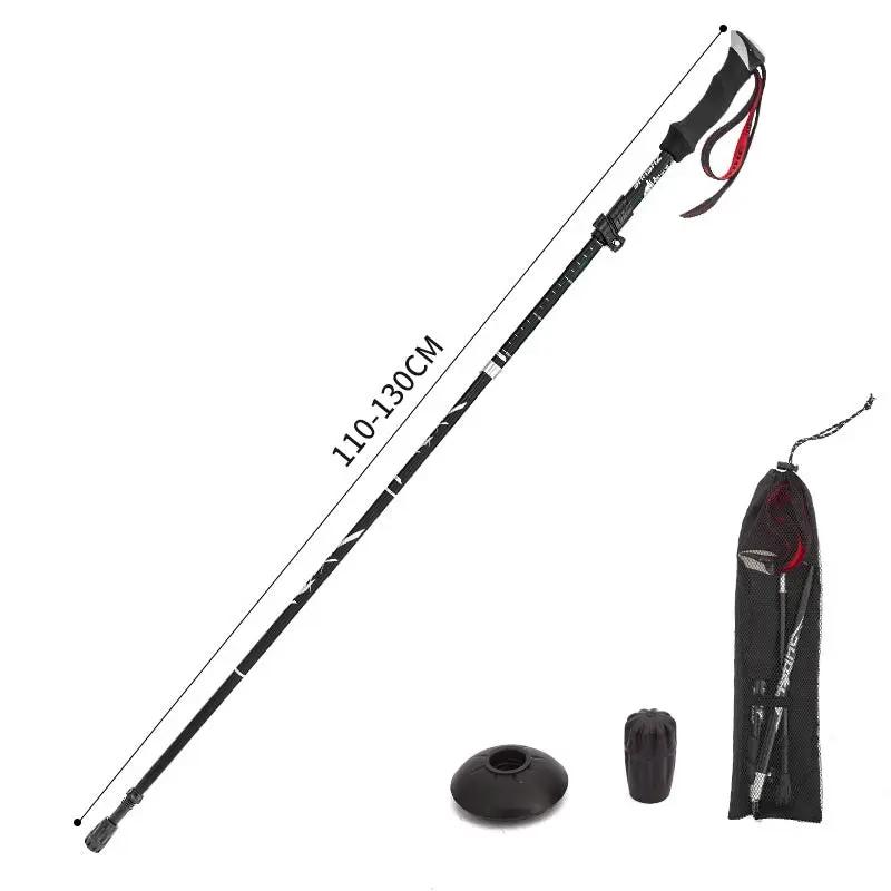 Aluminum Alloy Folding Ultralight Trekking Poles HBXK1011 by ECOTREK