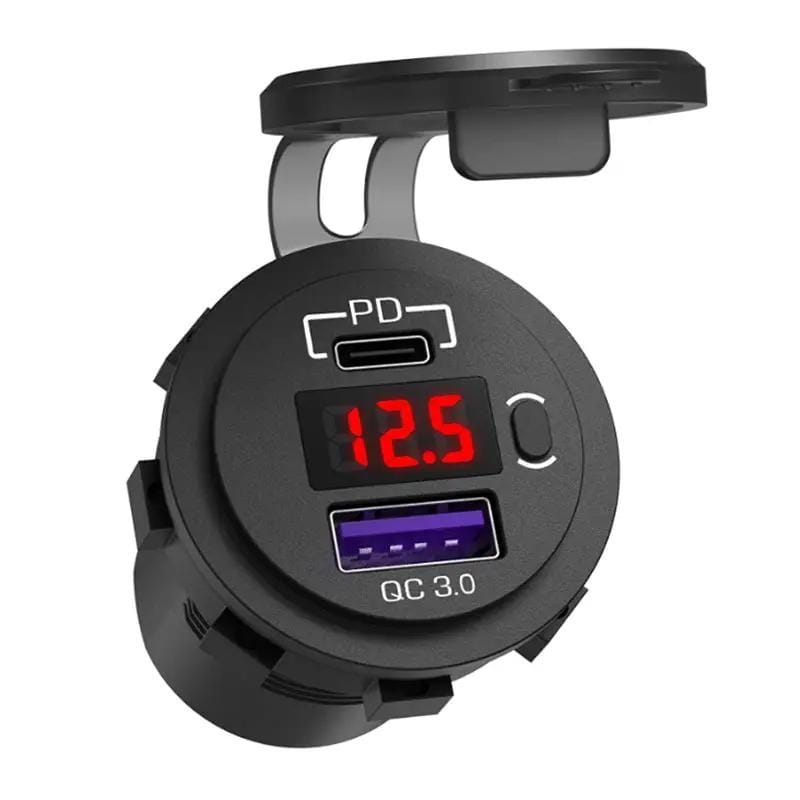 g8buynz g8buynz 12V USB C Car Charger Socket Dual PD & QC 3.0 Ports Car Adapter with 60cm Wire Blue 12V USB C Car Charger Socket Dual PD & QC 3.0 Ports Car Adapter with 60cm Wire Blue
