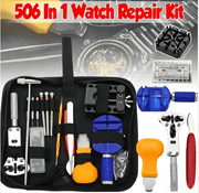 506pcs Watch Repair Tool Kit Back Case Opener Remover Spring Pin Bars Watchmaker by salelink.co.nz