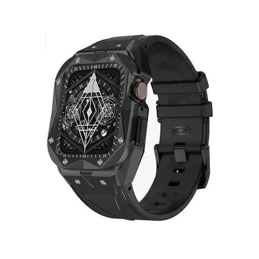 g8buynz g8buynz Stainless Case Band Compatible with Apple Watch Black Stainless Case Band Compatible with Apple Watch Black