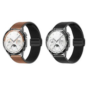 BroDeals Watches Universal Leather Watch Strap with Magnetic Buckle Universal Leather Watch Strap with Magnetic Buckle
