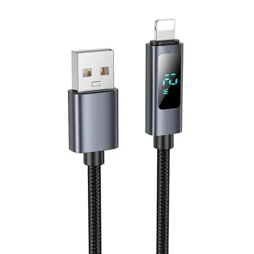 BroDeals USB Charging Cable Fast Charging Nylon Braided Cable with LED Fast Charging Nylon Braided Cable with LED