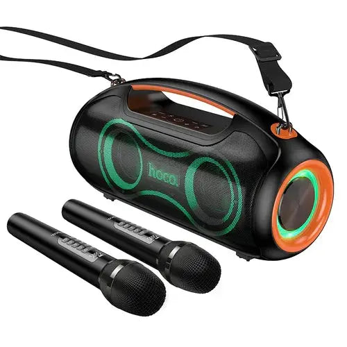 BroDeals Bluetooth Speaker 600W Bluetooth Party Speaker with 2 Wireless Microphones 600W Bluetooth Party Speaker with 2 Wireless Microphones