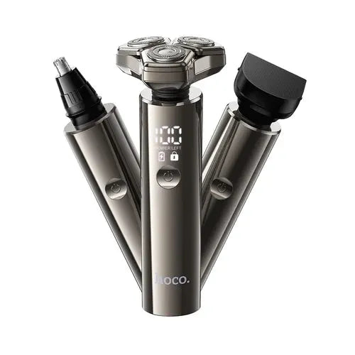 BroDeals Grooming Kit 3 in 1 Grooming Set with Shaver, Hair Clipper, Nose Hair Trimmer 3 in 1 Grooming Set with Shaver, Hair Clipper, Nose Hair Trimmer