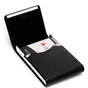 g8buynz g8buynz Professional Business Card Holder PU Leather Business Card Case Black Professional Business Card Holder PU Leather Business Card Case Black