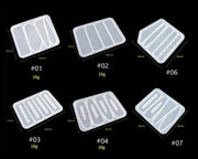 Silicone Resin Moulds for Hair Clip Making, Hair Clip, Silicone Jewelry Moulds for DIY Resin Hair Clips Barrettes Pin Making by Resin Art NZ