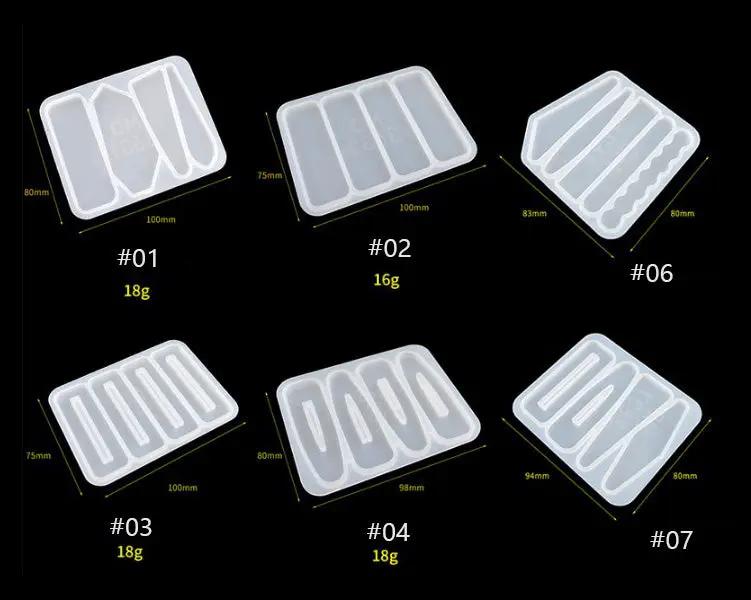 Silicone Resin Moulds for Hair Clip Making, Hair Clip, Silicone Jewelry Moulds for DIY Resin Hair Clips Barrettes Pin Making by Resin Art NZ