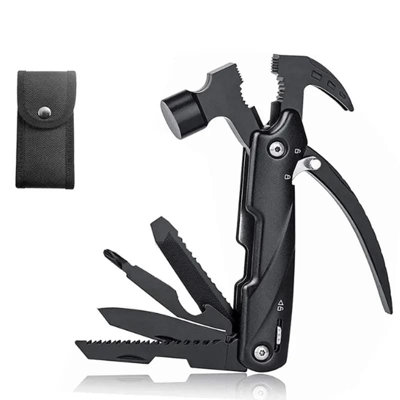 g8buynz Multitool-12 in 1 Camping Tools with Mini Hammer Multitool-12 in 1 Camping Tools with Mini Hammer