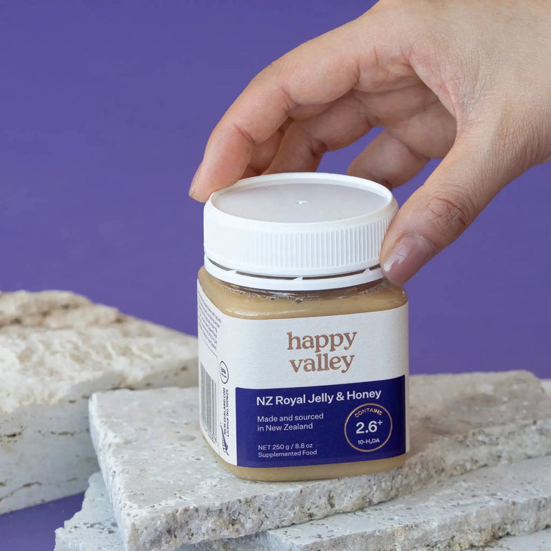 NZ Royal Jelly & Honey by Happy Valley Honey