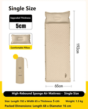 Self-Inflating Mattress – Single Size | Outdoor & Home Use PRI9155 by ECOTREK