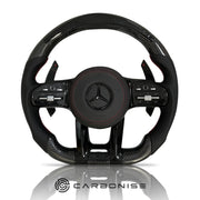 Mercedes-Benz Steering Wheel (Carbon Fiber+Perforated Leather) #51 by CARBONISE