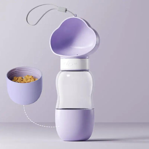 g8buynz g8buynz Pet Water Bottle Dispenser with Food Container Leak Proof Pet Drinking Bottle P Pet Water Bottle Dispenser with Food Container Leak Proof Pet Drinking Bottle P