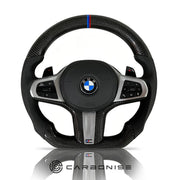 BMW Steering Wheel (Carbon Fiber+Perforated Leather) #1 by CARBONISE