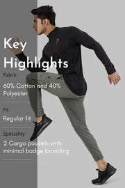 Flex Joggers Olive by Fuaark Nz