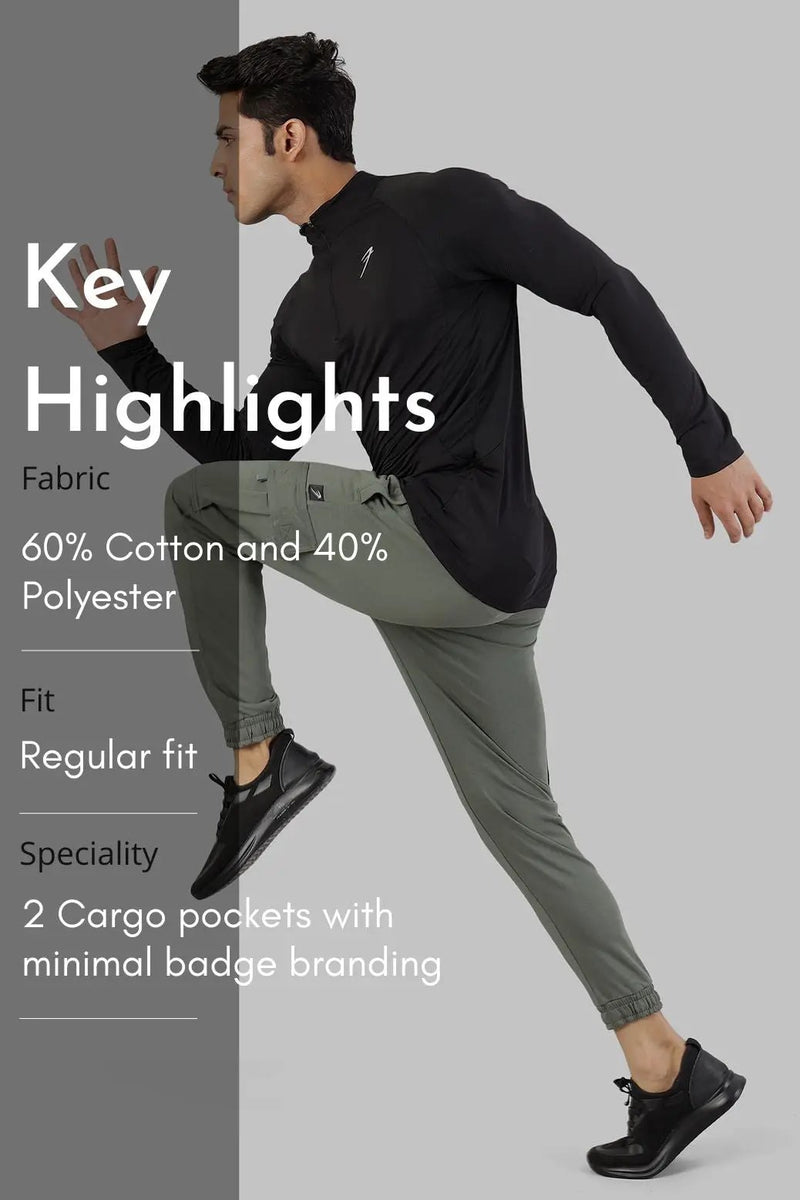 Flex Joggers Olive by Fuaark Nz