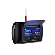g8buynz 12V 24V RV Type C USB Outlet with Power Switch PD3.0 USB & QC3.0 Quick Charge Socket 12V 24V RV Type C USB Outlet with Power Switch PD3.0 USB & QC3.0 Quick Charge Socket