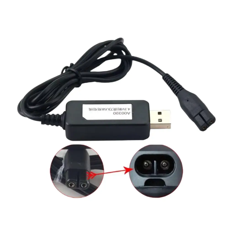 USB Charger Cable For PHILIPS 4.3V Shaver