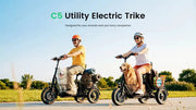 Kiwi eRide Kiwi eRide 3 Wheel Electric Scooter with Seat Gyroor C5 3 Wheel Electric Scooter with Seat Gyroor C5