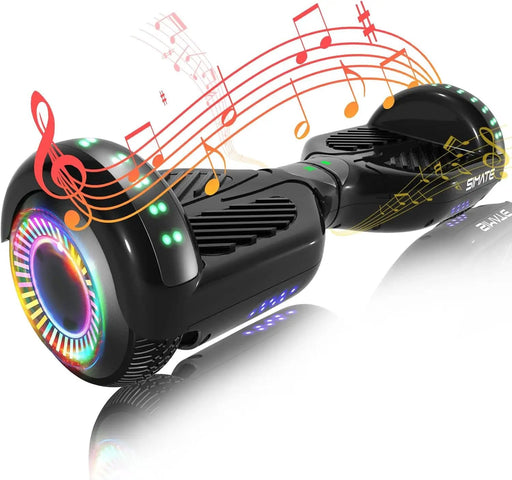 Kiwi eRide Kiwi Hoverboard Simate P6 Hoverboard Black Simate P6 Hoverboard Black