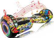 Kiwi eRide Kiwi Hoverboard Simate P6 Hoverboard Graffiti Simate P6 Hoverboard Graffiti