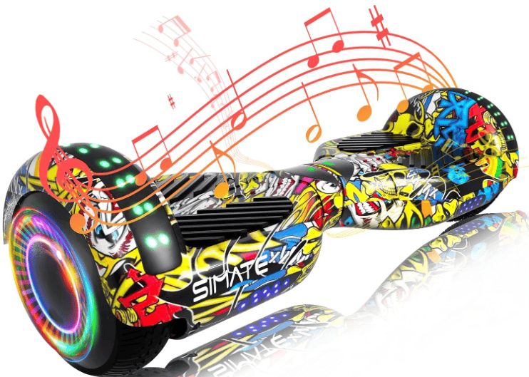 Kiwi eRide Kiwi Hoverboard Simate P6 Hoverboard Graffiti Simate P6 Hoverboard Graffiti