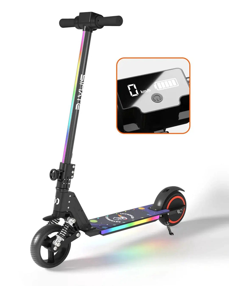 Kiwi eRide Kiwi eRide Ages 6-14 Simate S5 Kids Electric Scooter Black Ages 6-14 Simate S5 Kids Electric Scooter Black