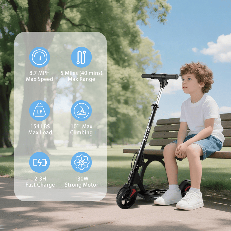 Kiwi eRide Kiwi eRide Ages 6-14 Simate S2 Pro Kids Electric Scooter Black Ages 6-14 Simate S2 Pro Kids Electric Scooter Black
