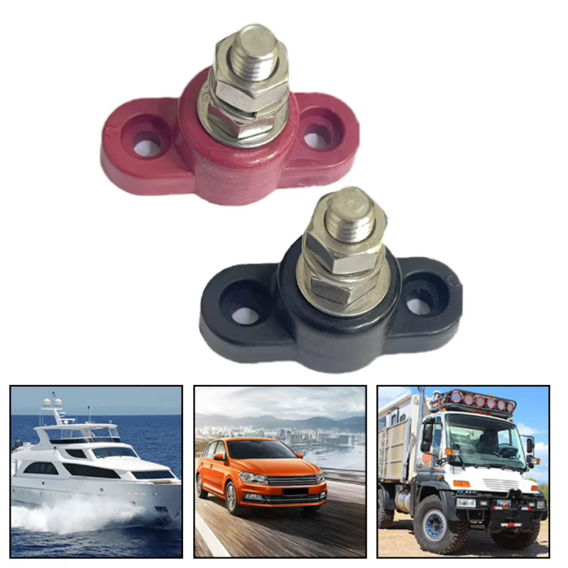 12V Bus Bar Marine 5/16" M8 Single Stud Power Distribution Block by salelink.co.nz