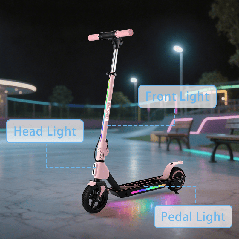 Kiwi eRide Kiwi eRide Ages 6-14 Simate S2 Pro Kids Electric Scooter Pink Ages 6-14 Simate S2 Pro Kids Electric Scooter Pink