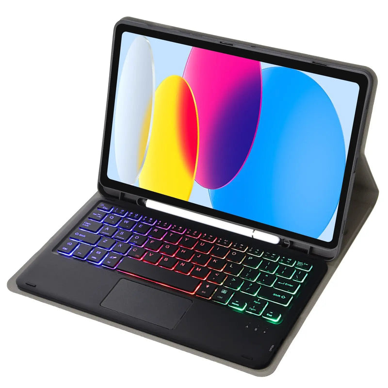 iPad 10.9" Case (10th Gen 2022), iPad 11 (A16 2025) Touchpad Keyboard Case by salelink.co.nz