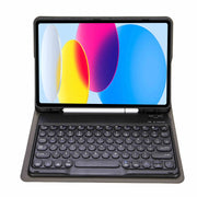 iPad 10.9" Case (10th Gen), iPad 11 (A16 2025) Keyboard Case - Black by salelink.co.nz