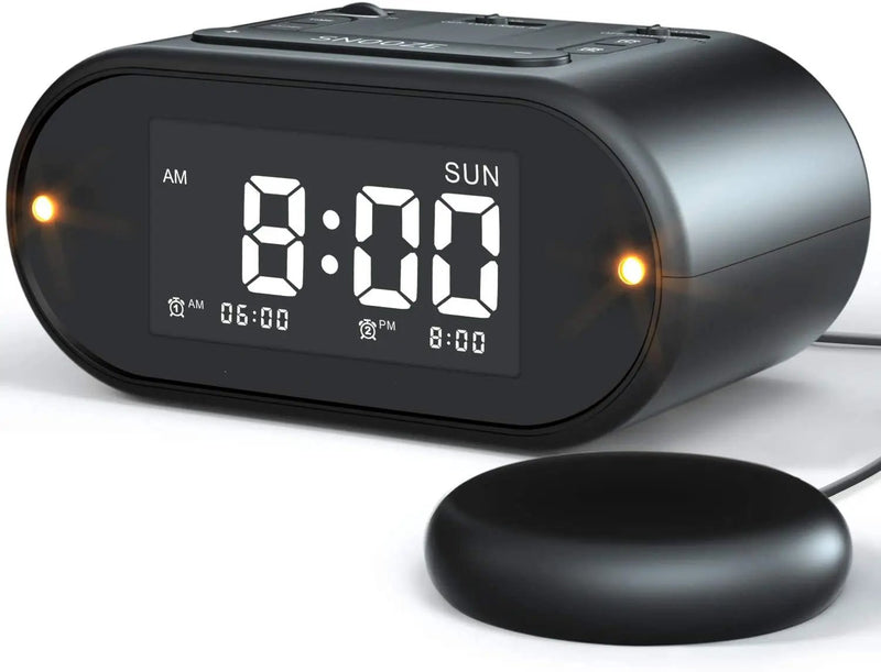 Super Loud Alarm Clock with Bed Shaker by salelink.co.nz