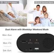 Super Loud Alarm Clock with Bed Shaker by salelink.co.nz