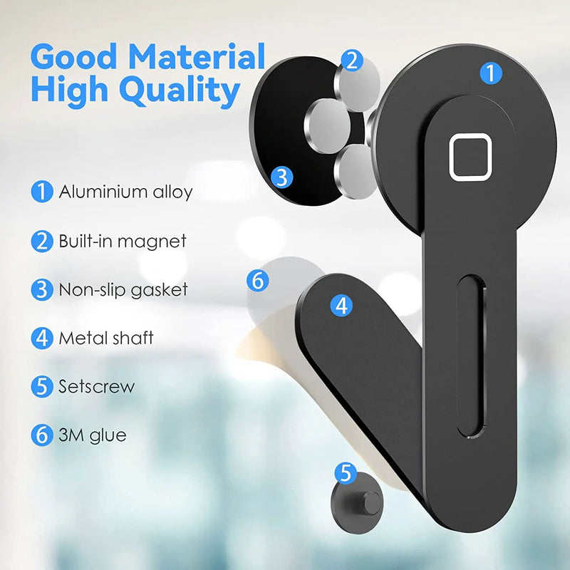 New Magnetic Laptop Phone Holder Gray by salelink.co.nz