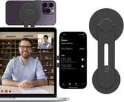 Magnetic Laptop Phone Holder - black by salelink.co.nz
