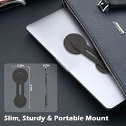 Magnetic Laptop Phone Holder - black by salelink.co.nz