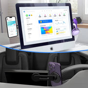 New Magnetic Laptop Phone Holder Gray by salelink.co.nz