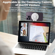 New Magnetic Laptop Phone Holder Silver by salelink.co.nz