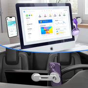New Magnetic Laptop Phone Holder Silver by salelink.co.nz